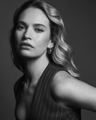 Lily James by Sebastian Kim for Vanity Fair at TIFF 09/10/2022