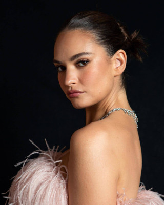 Lily James by Pip Bourdillon for VF Oscar Party in Beverly Hills 03/12/2023