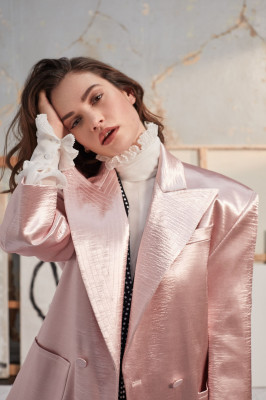Lily James by Agata Pospieszynska for Harper&#039;s Bazaar UK // 2020
