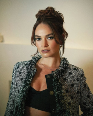 Lily James - Vogue100 x Erdem Dinner at London Fashion Week 09/18/2023