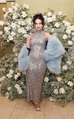 Lily James - British Vogue and Tiffany &amp;amp; Co. After Party in London 02/19/2023
