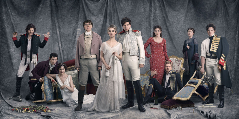 Lily James - War and Peace (2016) Promoshoot