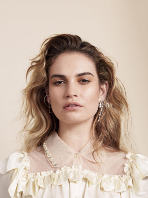 Lily James by Sharif Hamza for Allure UK (2018)