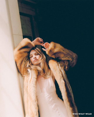 Lily James by Noémi Ottilia Szabo for Who What Wear, Rosewood London (2025)