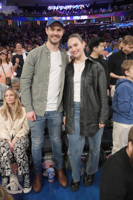 Lily James - Cavaliers vs. Knicks Game in New York 04/23/2023