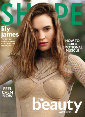 Lily James by Jason Hetherington for Shape || October 2020