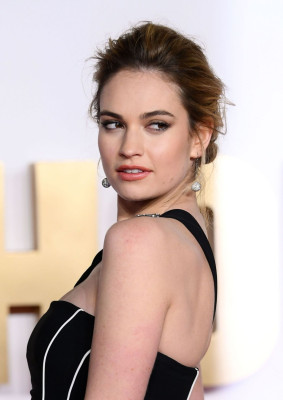 Lily James – “Darkest Hour” Premiere in London