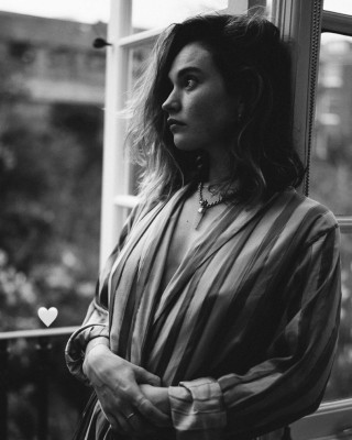 Lily James by Andréa Katzeff // 2020