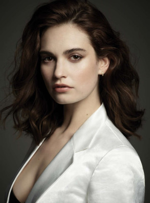 Lily James by Jason Bell for DuJour Summer 2017