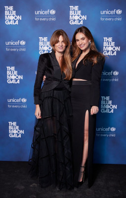 Lily James-Unicef UK’s Blue Moon Gala in London