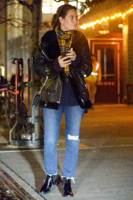 Lily James Casual Style