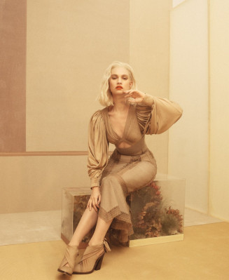 LILY JAMES in Another Magazine, Spring/Summer 2020