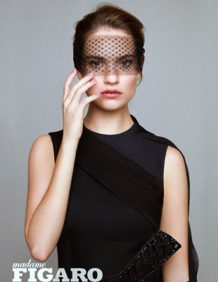 LILY JAMES in Madame Figaro Magazine, China February 2020