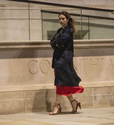 LILY JAMES Out and About in London 07/06/2020