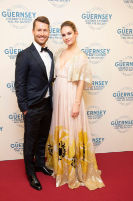 Lily James – “The Guernsey Literary and Potato Peel Pie Society” Premiere 