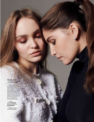 Lily-Rose Depp and Laetitia Casta – Madame Figaro