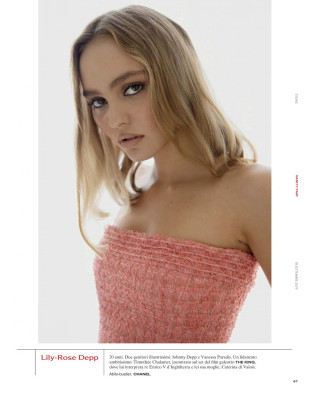LILY-ROSE DEPP for Vanity Fair Magazine, Italy September 2019