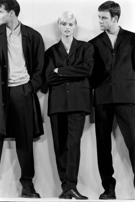 Linda Evangelista for Paul Smith Menswear FW 1991