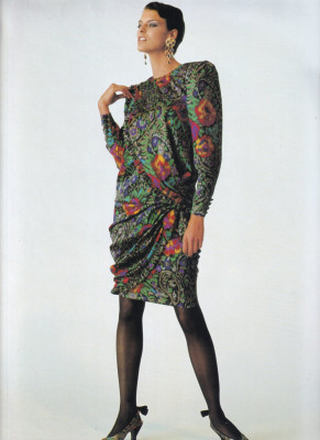 Linda Evangelista for Escada fall/winter 1989
