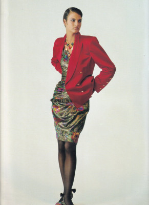 Linda Evangelista for Escada FW 1989