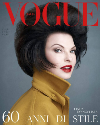 Linda Evangelista ~ Vogue Italia September 2024 by Steven Meisel