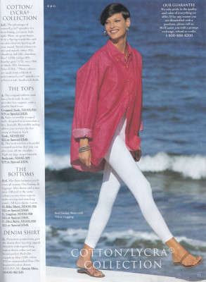 Linda Evangelista for Victoria's Secret spring 1993