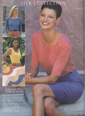 Linda Evangelista for Victoria's Secret spring 1993