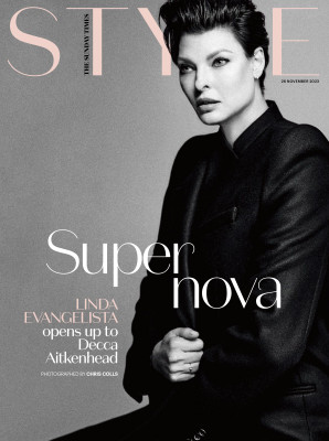 Linda Evangelista ~ The Sunday Times Style November 26, 2023 by Chris Colls