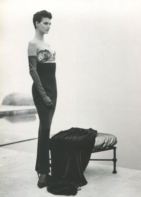 Linda Evangelista for Versace