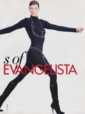 Linda Evangelista for Elle Korea January 2004 by  Julien d&#039;Ys