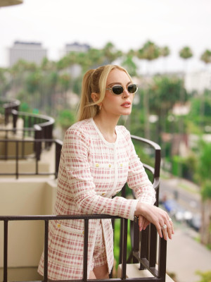 Lindsay Lohan - &#039;Freakier Friday&#039; Press Day in Los Angeles 07/20/2025