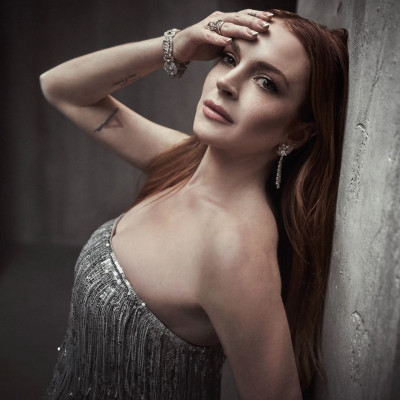 Lindsay Lohan – Vanity Fair Oscar Party Photoshoot March 2024