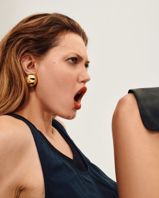 Lindsey Wixson for Laroude “Boots Up” Campaign