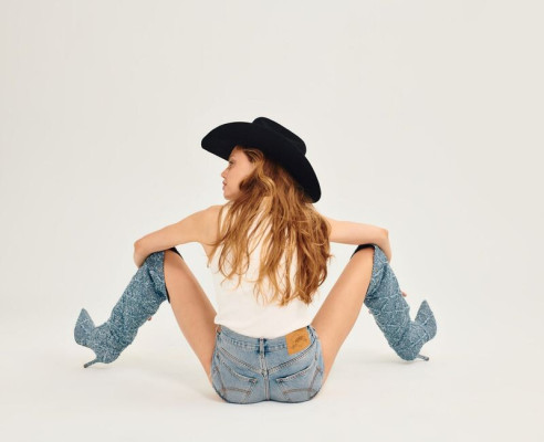 Lindsey Wixson for Laroude “Boots Up” Campaign