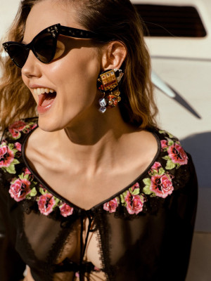 Lindsey Wixson For Love and Lemons for Valentine&#039;s Day 2025