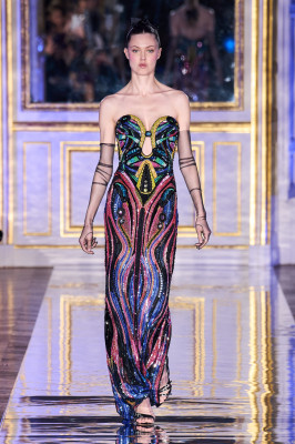 Lindsey Wixson for Zuhair Murad Spring 2025 Couture