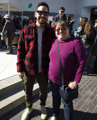 Linkin Park - Mike Shinoda at Weller Court Shopping Center in LA 01/01/2019