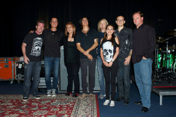 Linkin Park - Chester Bennington at STP Rehearsal in North Hollywood 09/01/2013 