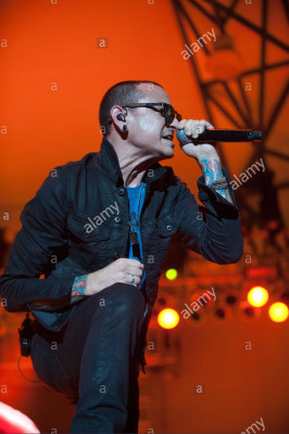 Linkin Park - Chester Bennington at STP Tour in West Palm Beach 05/02/2015