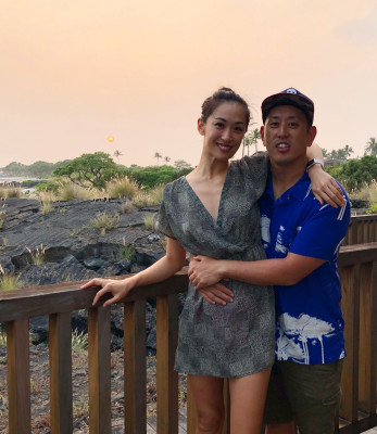 Linkin Park - Joe Hahn with wife Heidi in Manila, Philippines 06/02/2018