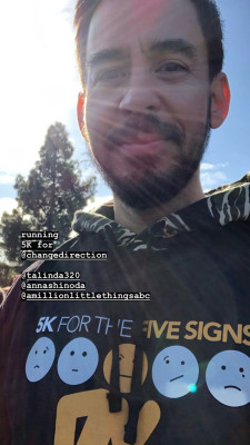 Linkin Park - Mike Shinoda 5k Fun Run 5k for the Five Signs in LA 01/06/2019