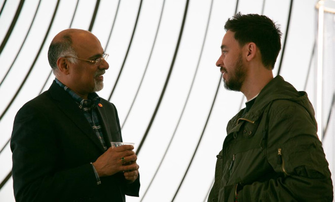 Linkin Park - Mike Shinoda at Mastercard Soundscape in LA 02/07/2019