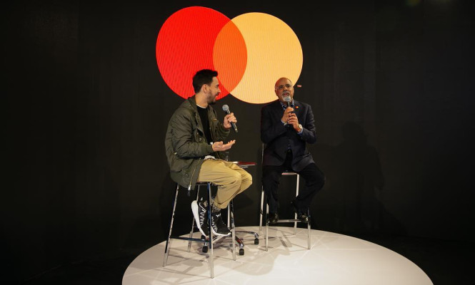 Linkin Park - Mike Shinoda at Mastercard Soundscape in LA 02/07/2019