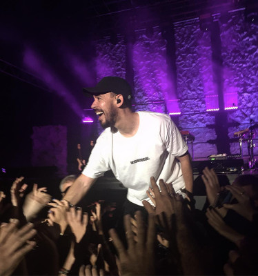 Linkin Park - Mike Shinoda at Post Traumatic Tour in Vienna 09/07/2018