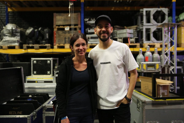 Linkin Park - Mike Shinoda at Post Traumatic Tour in Vienna 09/07/2018