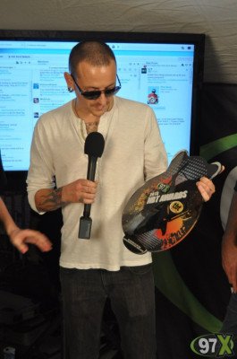 Linkin Park - Chester Bennington at STP Tour in St. Petersburg, Florida 12/07/13