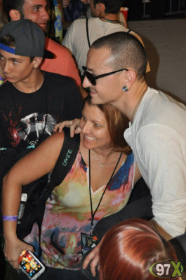 Linkin Park - Chester Bennington at STP Tour in St. Petersburg, Florida 12/07/13