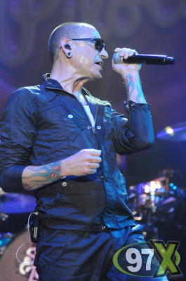 Linkin Park - Chester Bennington at STP Tour in St. Petersburg, Florida 12/07/13