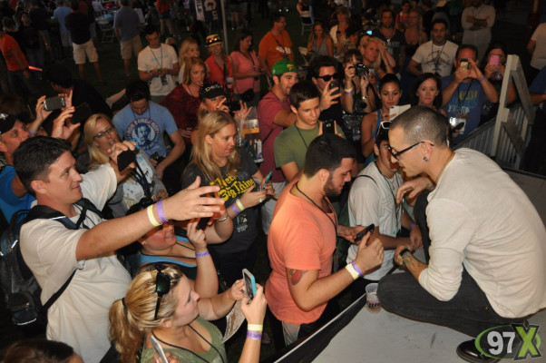 Linkin Park - Chester Bennington at STP Tour in St. Petersburg, Florida 12/07/13