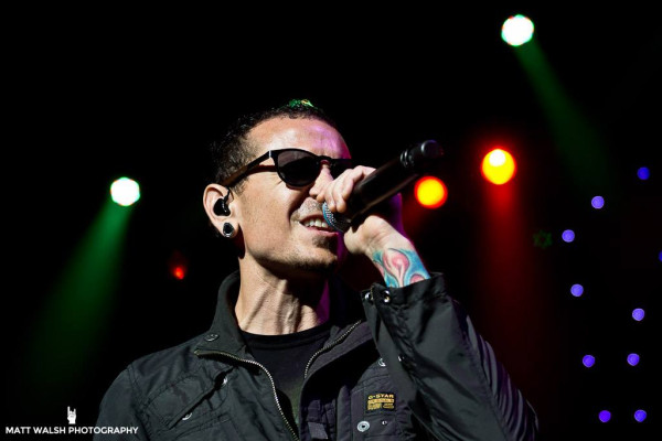 Linkin Park - Chester Bennington with STP in Seattle, Washington 04/08/2015